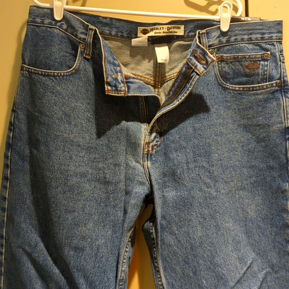 Mens Harley Davidson Boot Cut Jeans 38x30